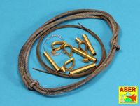 Tow cables and track cable with brackets used on Tiger I, King Tiger and Panther