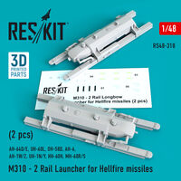 M310 - 2 Rail Launcher for Hellfire missiles (2 pcs) (AH-64D/E, UH-60L, OH-58D, AH-6, AH-1W/Z, UH-1N/Y, HH-60H, MH-60R/S) - Image 1