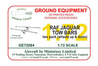 Sepecat Jaguar - Towbars (2 pcs, wheels up & down) (forAirfix, Hasagawa and Italeri kits) - Image 1