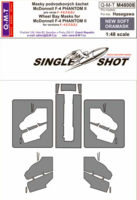 McDonnell F-4E/F-4F/F-4G/F-4EJ Phantom wheel bay paint masks - Image 1