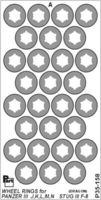 StuG III Ausf wheel rings Tamiya - Image 1