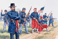 Union Infantry and Zuaves