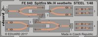 Spitfire Mk.IX seatbelts STEEL   EDUARD - Image 1