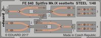 Spitfire Mk.IX seatbelts STEEL   EDUARD