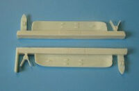 Skis for Fokker D.VII - Finnish version (for Revell and Roden kits)