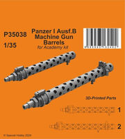 Panzer I Ausf.B Machine Gun Barrels (For Academy)