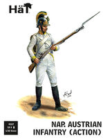 Napoleonic Austrian Line Infantry - in Action (18 figures) - Image 1