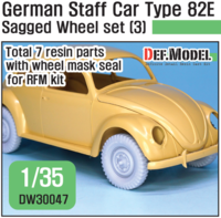 German Staff Car Type 82E Wheel set 03 ( for RFM 1/35) - Image 1