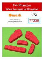 F-4 Phantom Wheel Bay Plugs (For Hasegawa) - Image 1